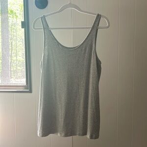 Gray Sleeveless Top